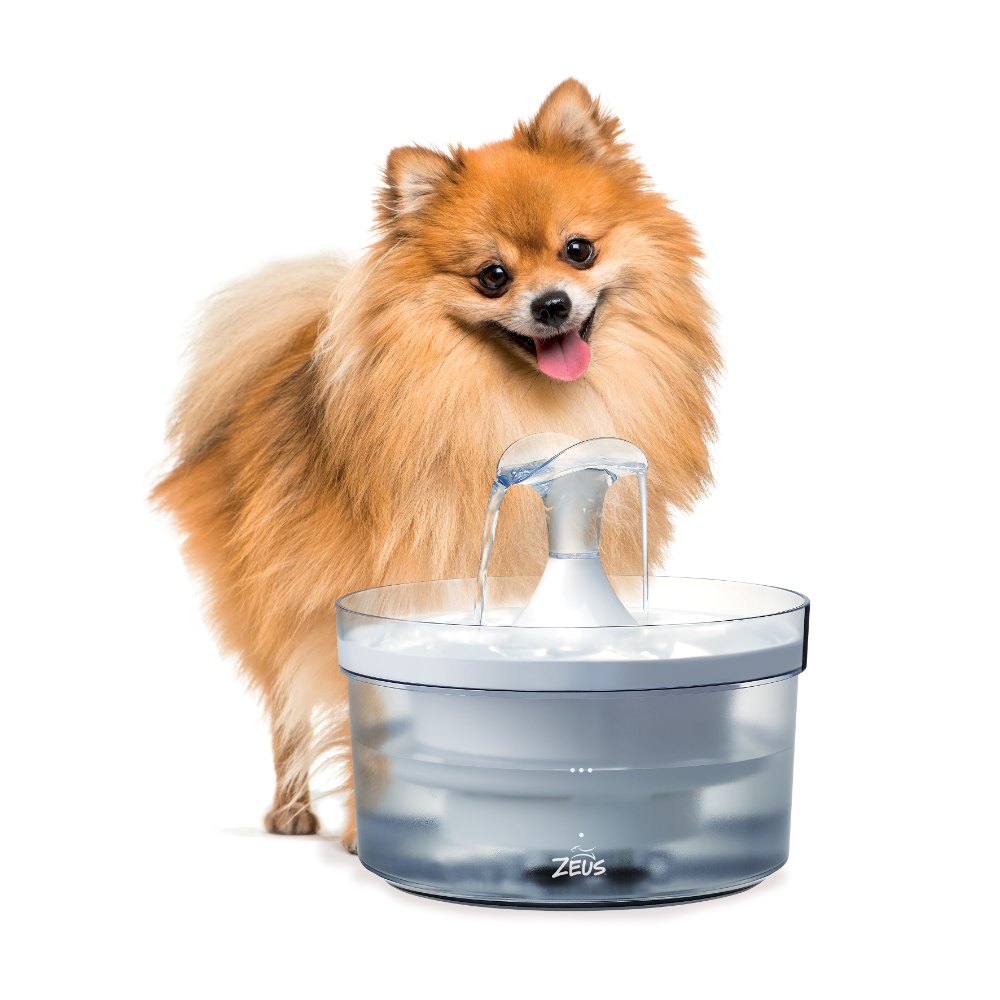 Bebedero fuente para perros pequeños Zeus Fresh & Clear - 1,5L