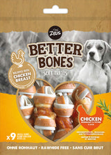 Snacks suaves envueltos en carne para perros Zoë Better Bones