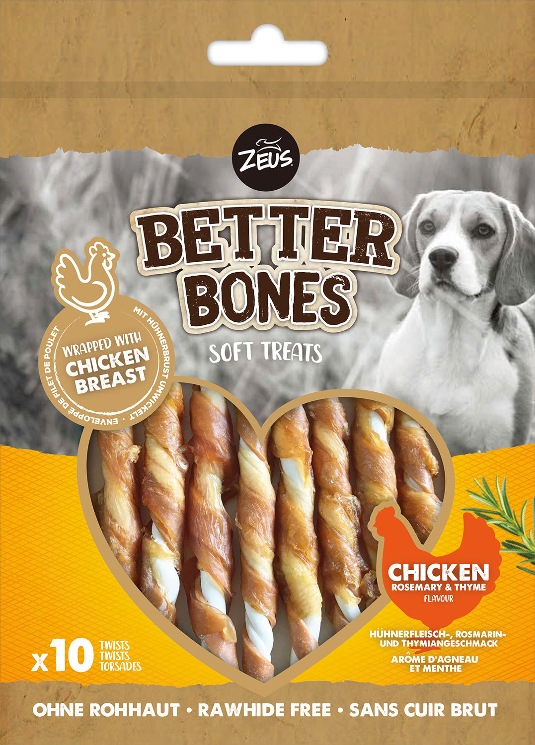 Palitos envueltos en carne para perros Zoë Better Bones