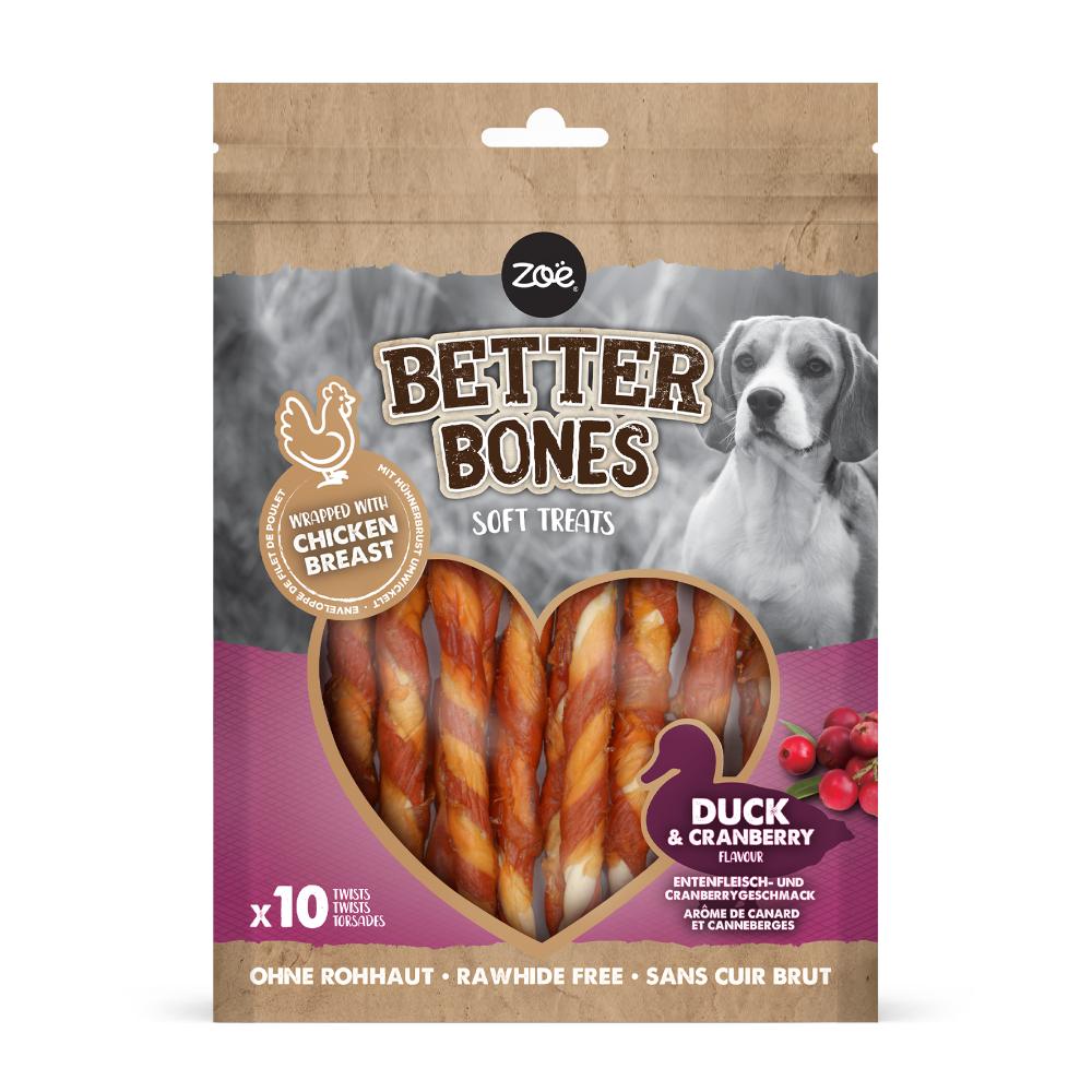 Twists envueltos en pollo para perros Zoë Better Bones