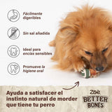 Huesitos suaves envueltos en pollo para perros Zoë Better Bones Pack de 9