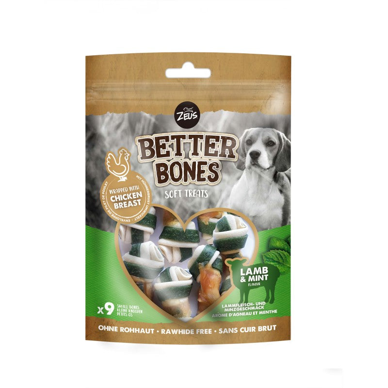 Snacks suaves envueltos en carne para perros Zoë Better Bones