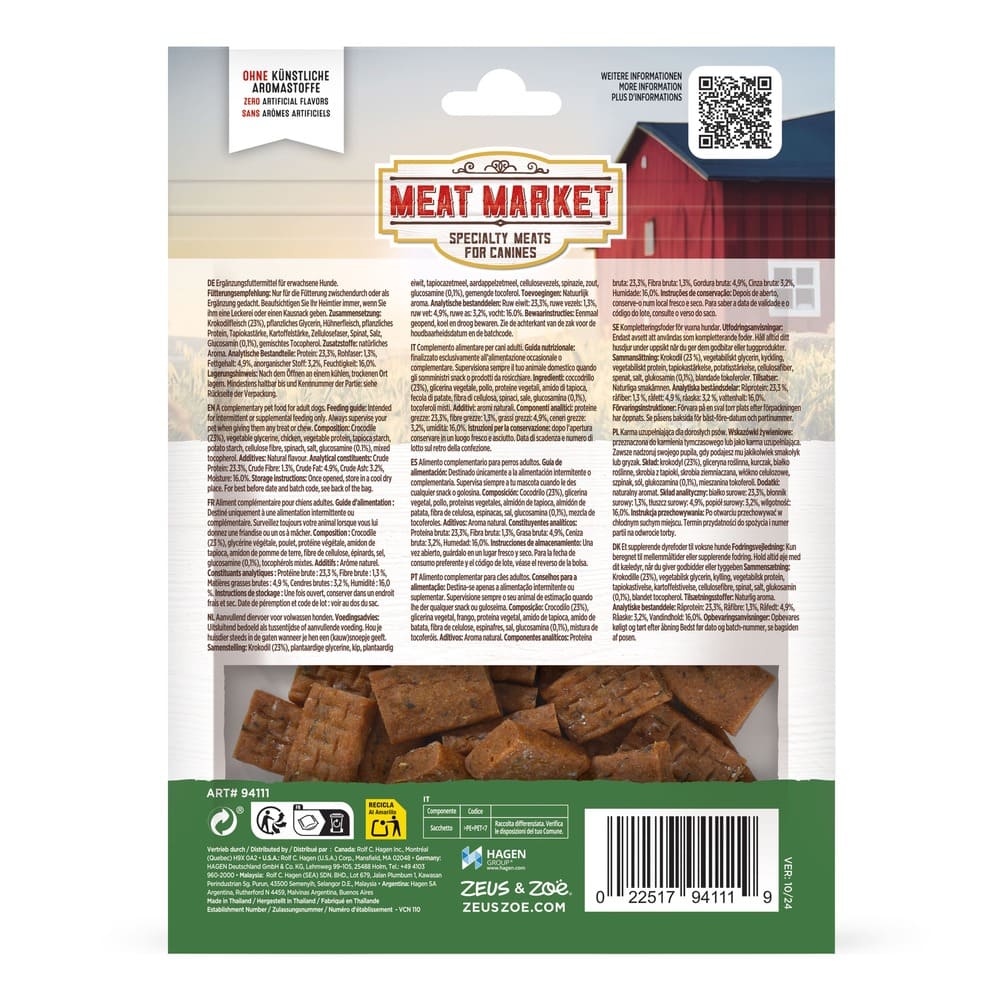 Snacks Zoë Meat Market para perros