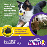 Zeus Nitro Pelotas ligeras y resistentes con núcleo de goma