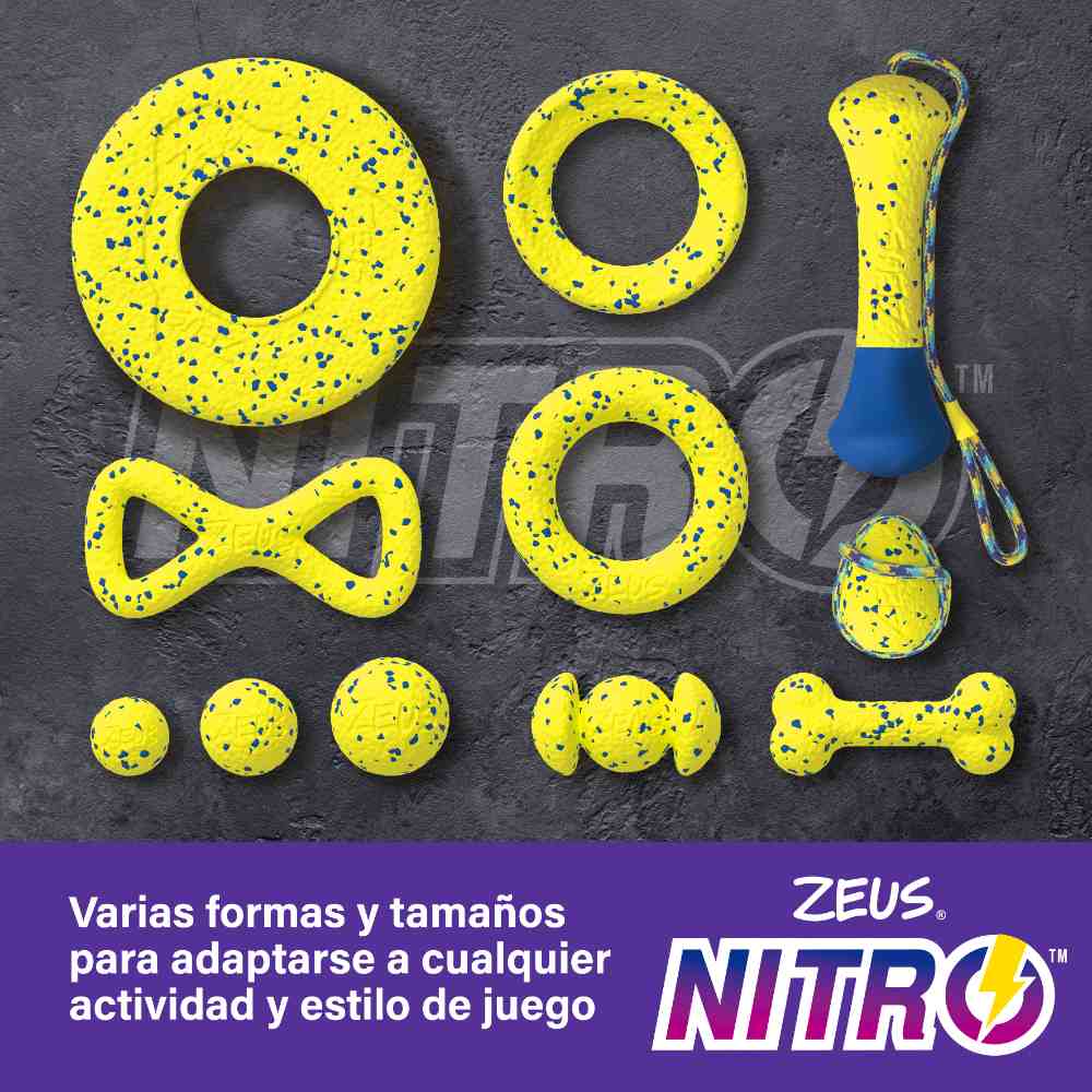 Zeus Nitro Pelotas ligeras y resistentes con núcleo de goma