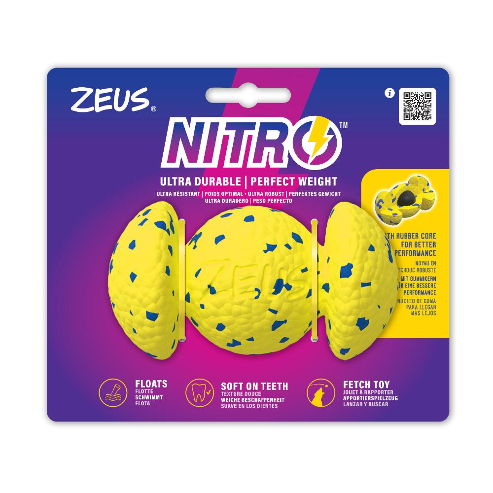 Zeus Nitro Pelota-Mancuerna ligera y resistente con núcleo de goma