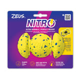 Zeus Nitro Pelota-Mancuerna ligera y resistente con núcleo de goma