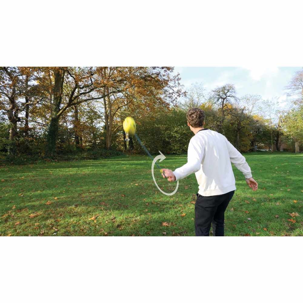 Zeus Nitro Pelota con Cuerda ligera y resistente con núcleo de goma