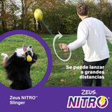 Zeus Nitro Pelota con Cuerda ligera y resistente con núcleo de goma