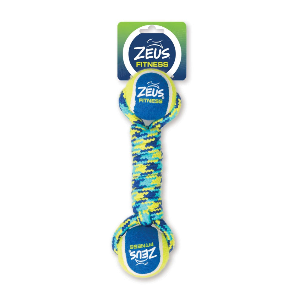 Juguetes con pelota de tenis y cuerda trenzada Fitness Zeus