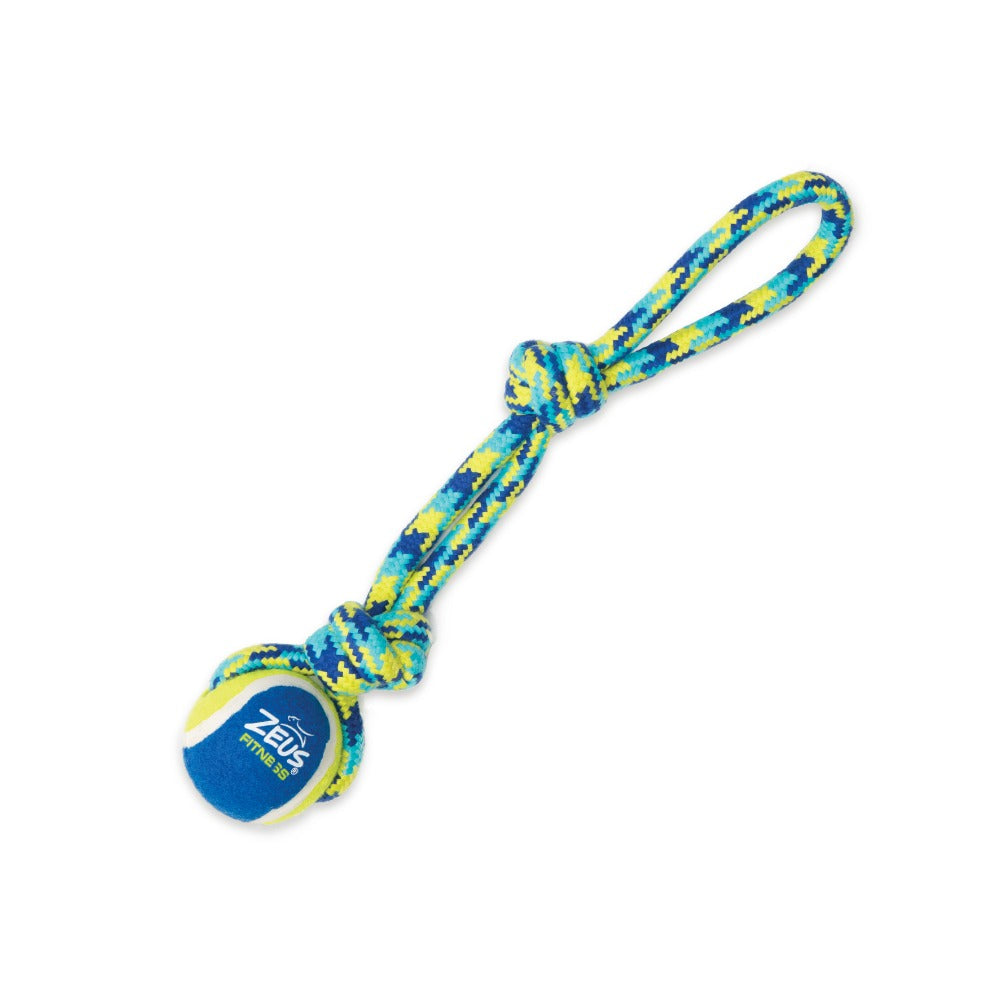 Juguetes con pelota de tenis y cuerda trenzada Fitness Zeus