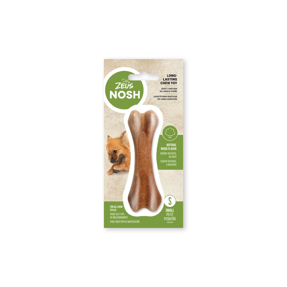 Hueso mordedor de madera y nylon Zeus Nosh