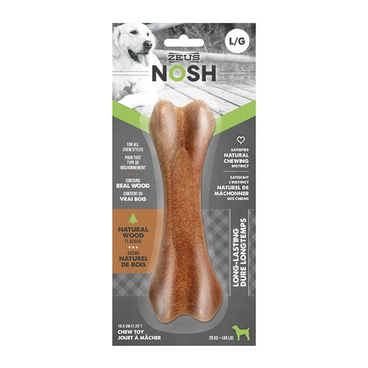 Hueso mordedor de madera y nylon Zeus Nosh