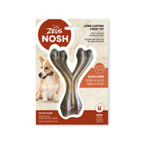 Hueso en forma de Y mordedor con aroma Zeus Nosh Strong