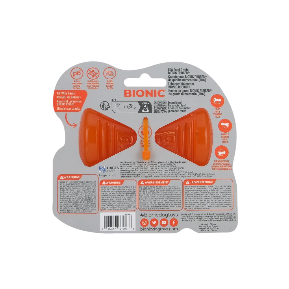 Juguetes ultra resistentes para perros BIONIC Hueso