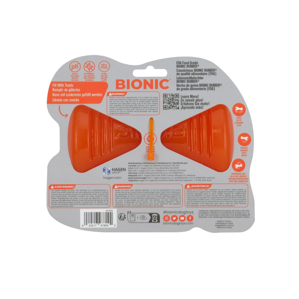 Juguetes ultra resistentes para perros BIONIC Hueso