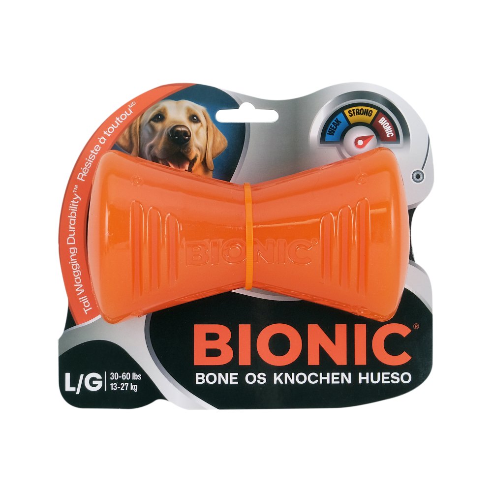 Juguetes ultra resistentes para perros BIONIC Hueso