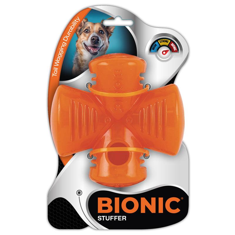 Juguete ultra resistente para perros BIONIC Stuffer