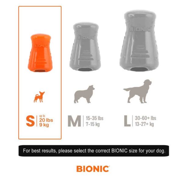 Juguetes ultra resistentes para perros BIONIC Treat Shaker