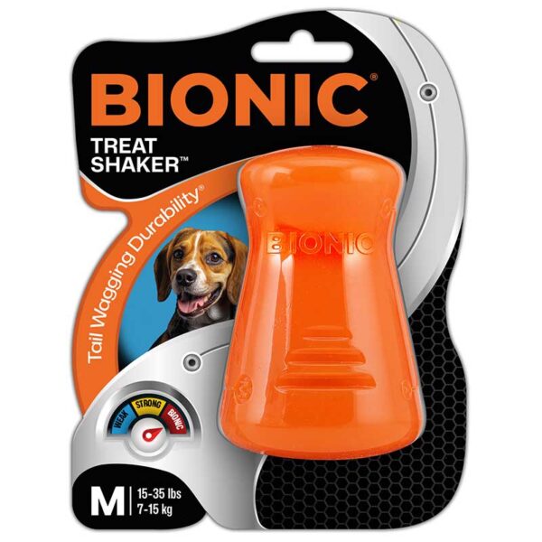 Juguetes ultra resistentes para perros BIONIC Treat Shaker