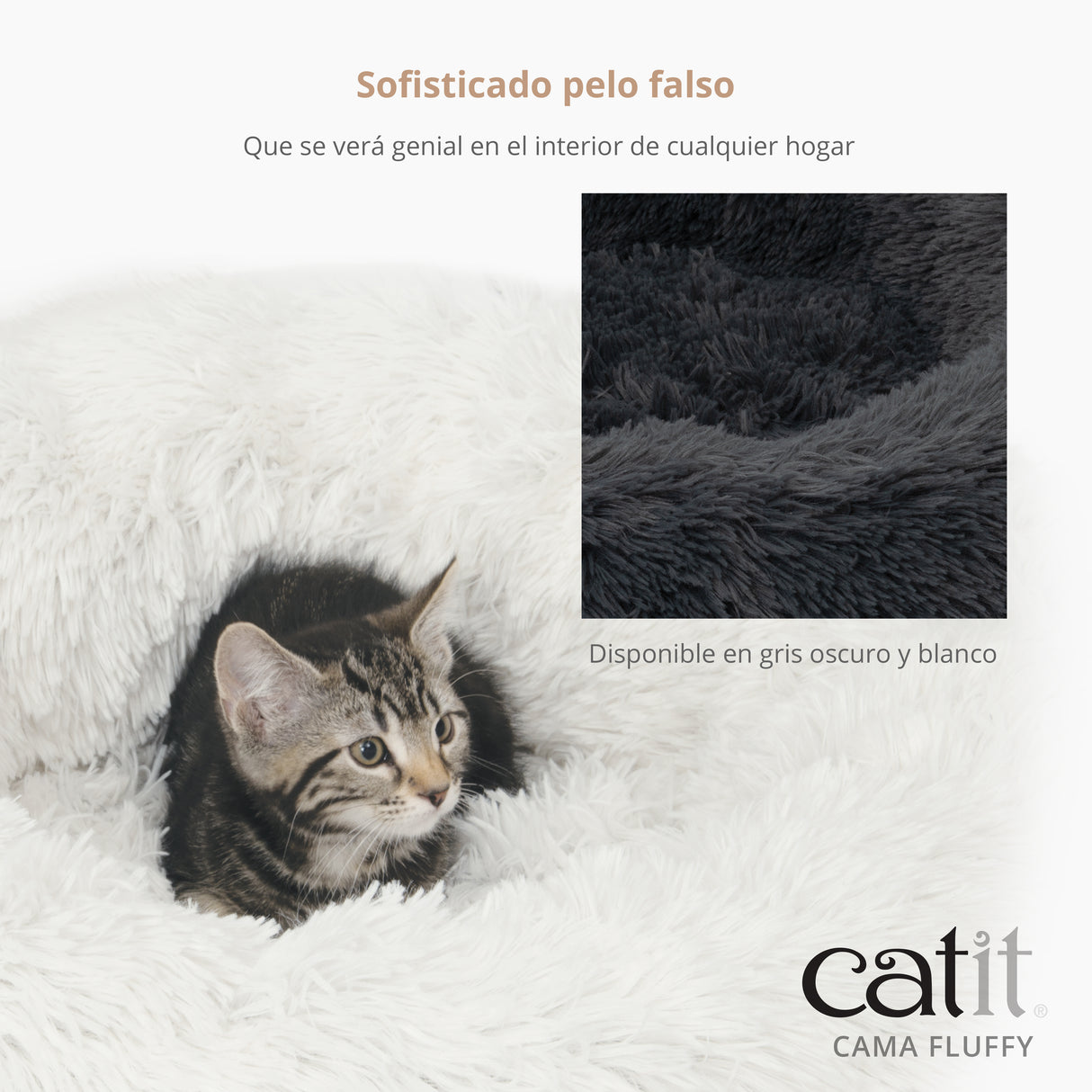 Cama fluffy Catit para gatos -6