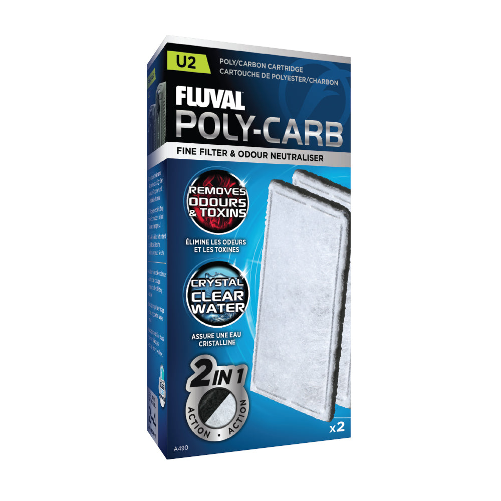 Poly-Carb para filtro interno Fluval U - Pack de 2