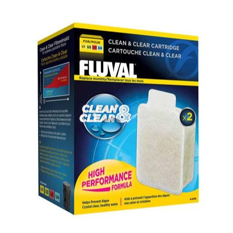 Fluval U Cartucho Clean & Clear - Pack de 2