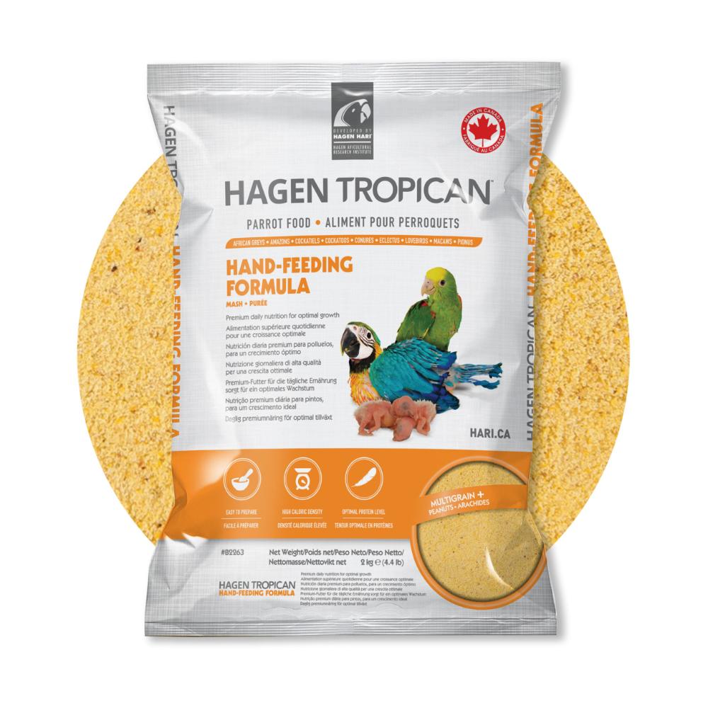 Papilla para cría de loros Tropican