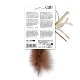 Catit Fish Twin con rafia y cola de plumas