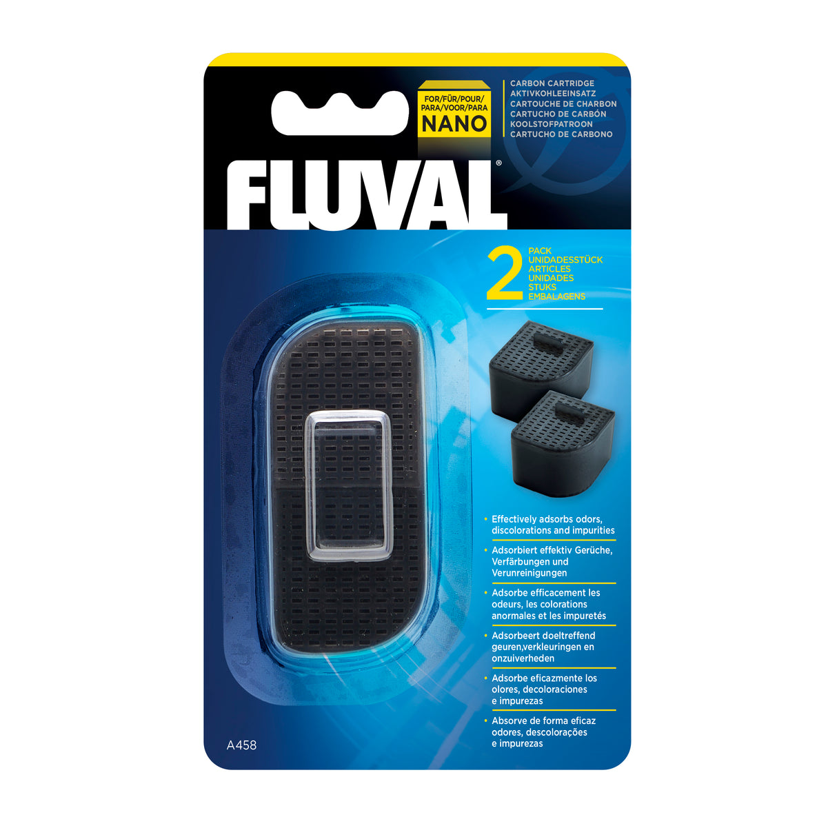 Carga filtrante para filtro Fluval Nano - Pack de 2