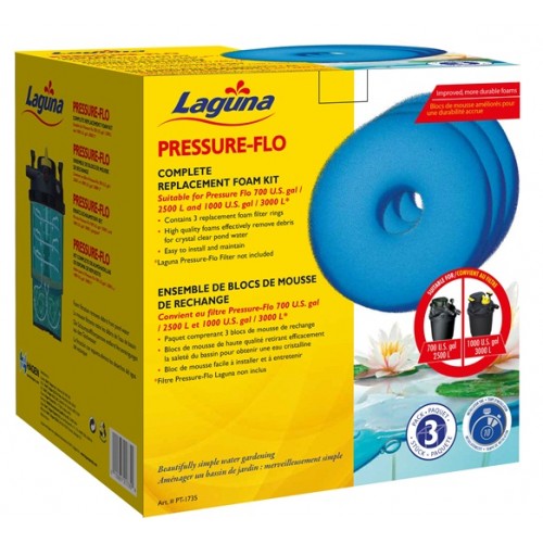 Pack de esponjas para Laguna Pressure Flo