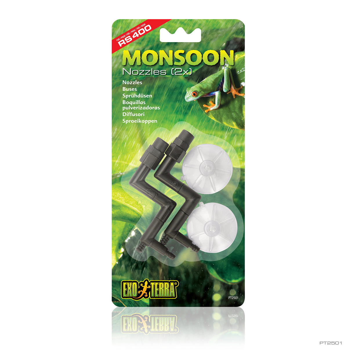 Conexiones y accesorios para Exo Terra Monsoon