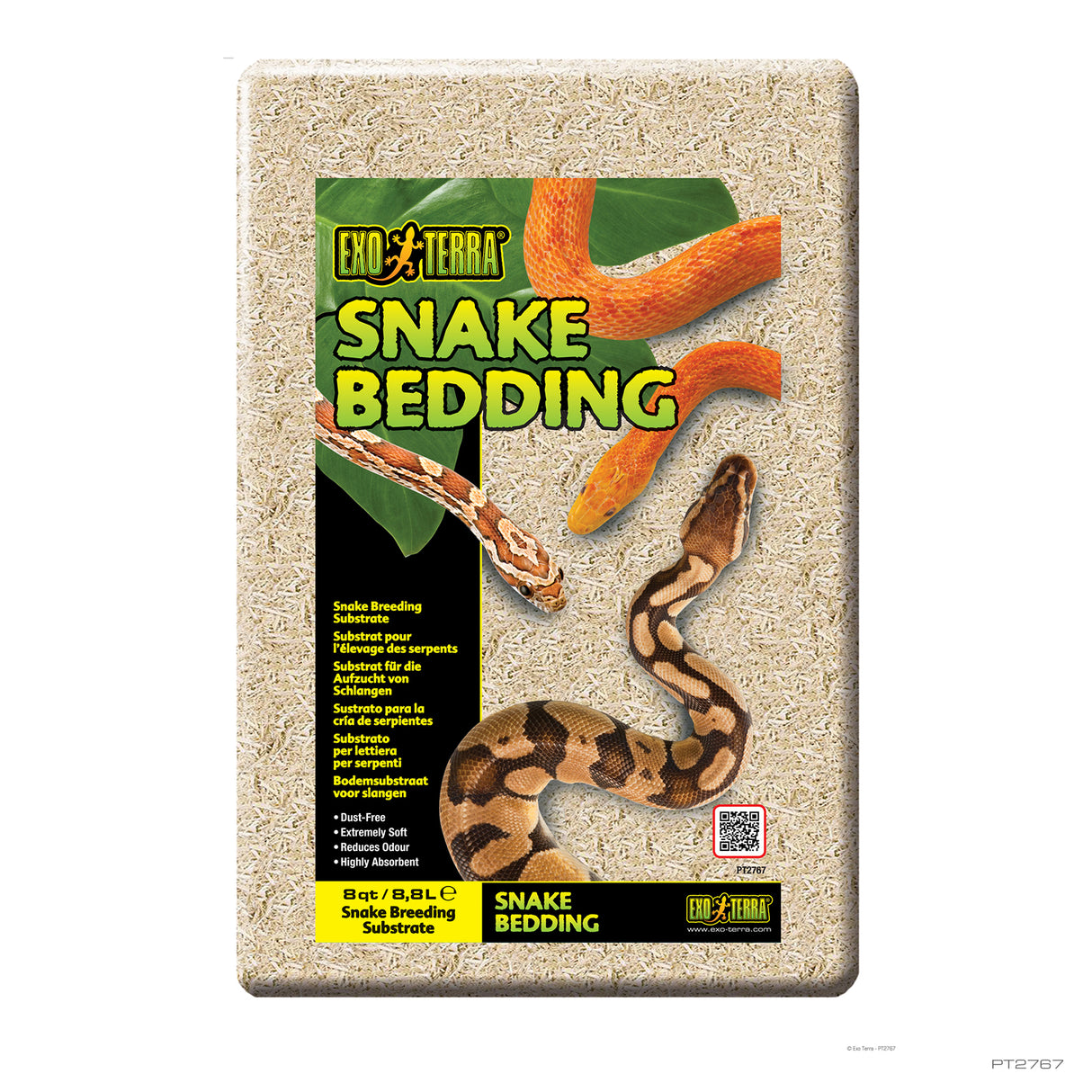 Sustrato de cría Exo Terra Snake Bedding