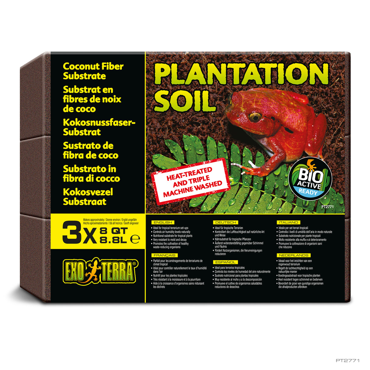 Sustrato para plantar compactado Exo Terra Plantation Soil