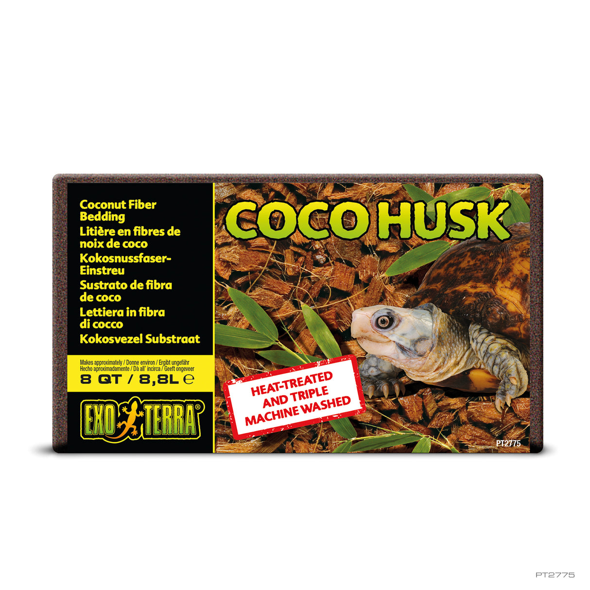 Sustrato de fibra de coco comprimida Exo Terra Coco Husk - 650 g