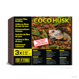 Sustrato de fibra de coco comprimida Exo Terra Coco Husk - Pack de 3