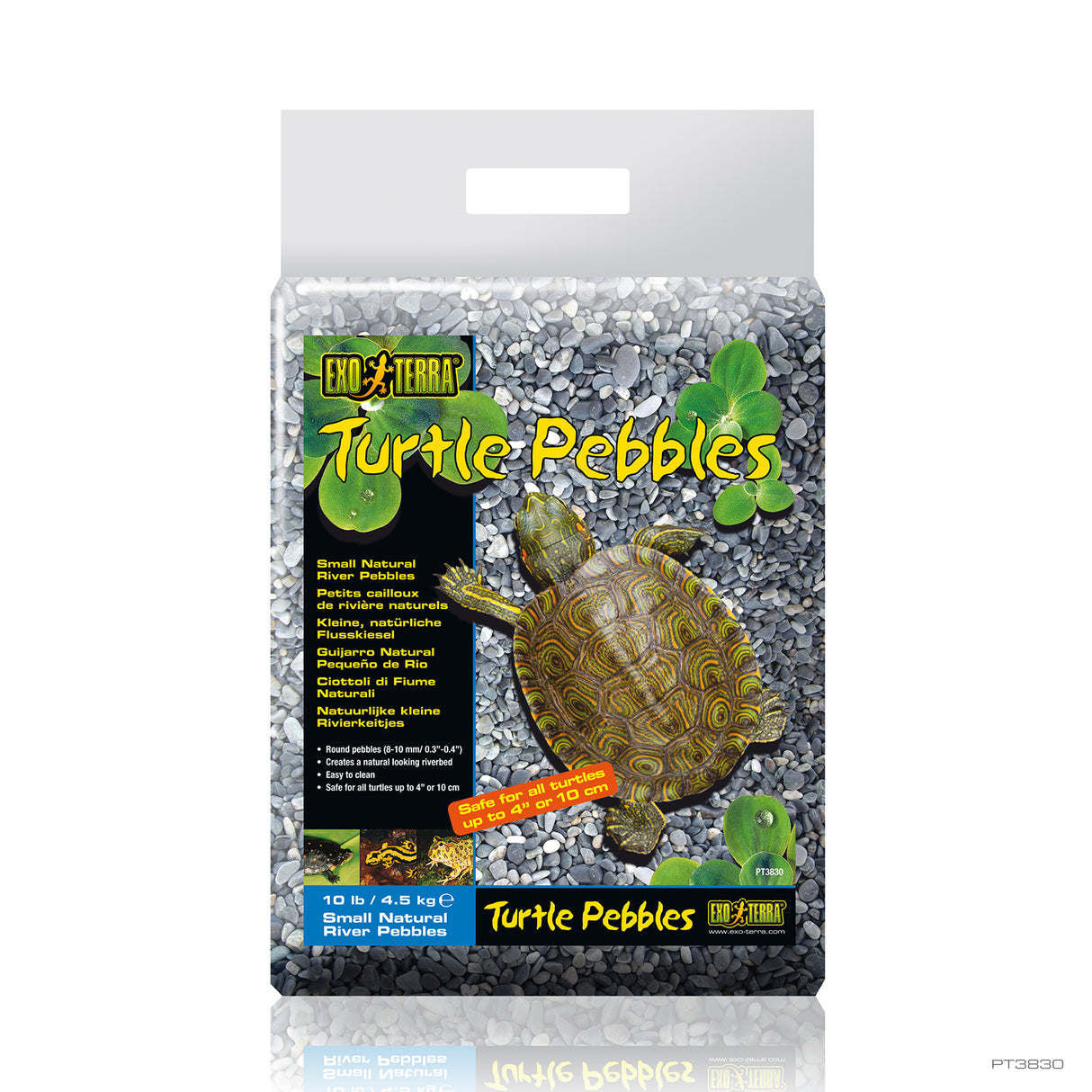 Guijarros naturales para acuaterrario Exo Terra Turtle Pebbles