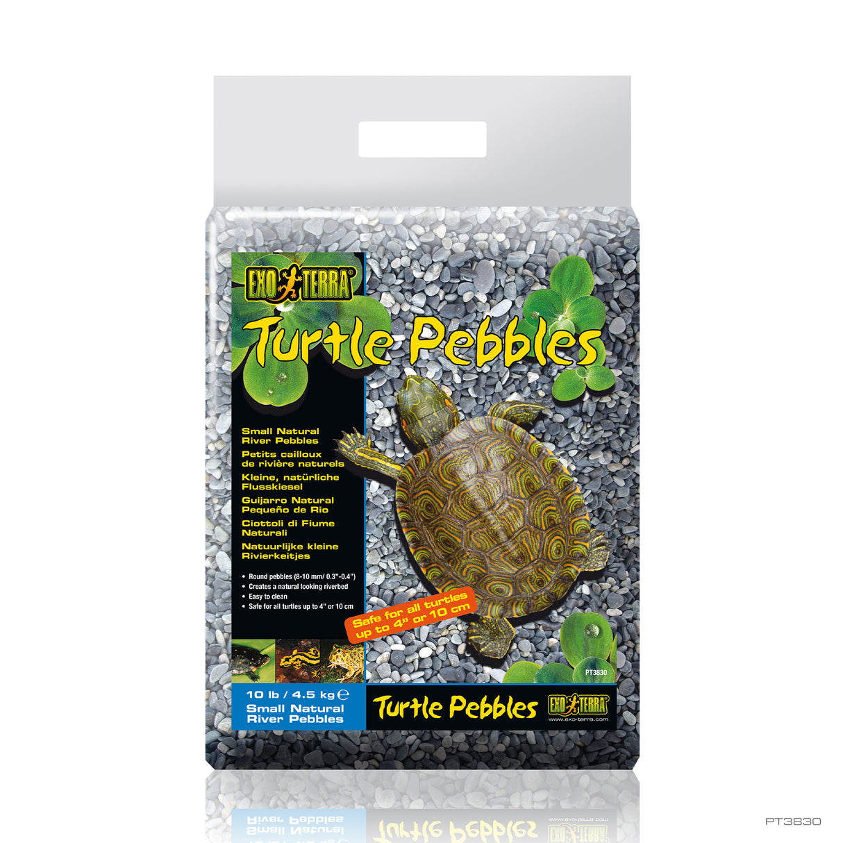 Guijarros naturales para acuaterrario Exo Terra Turtle Pebbles