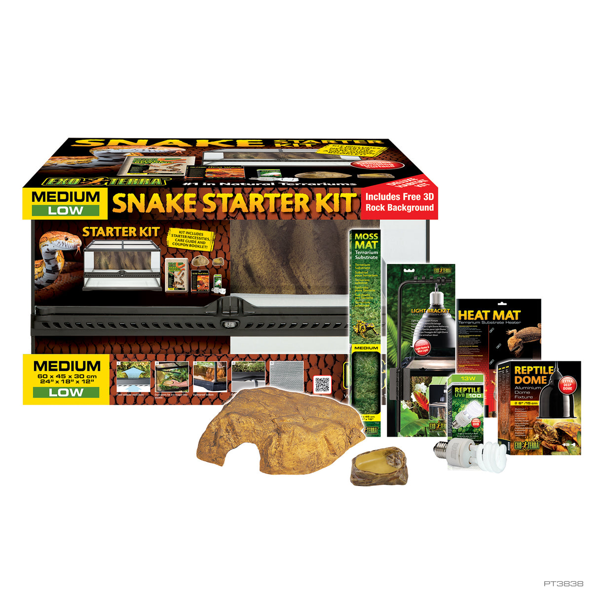 Kit de terrario de serpiente Exo Terra Starter Kits