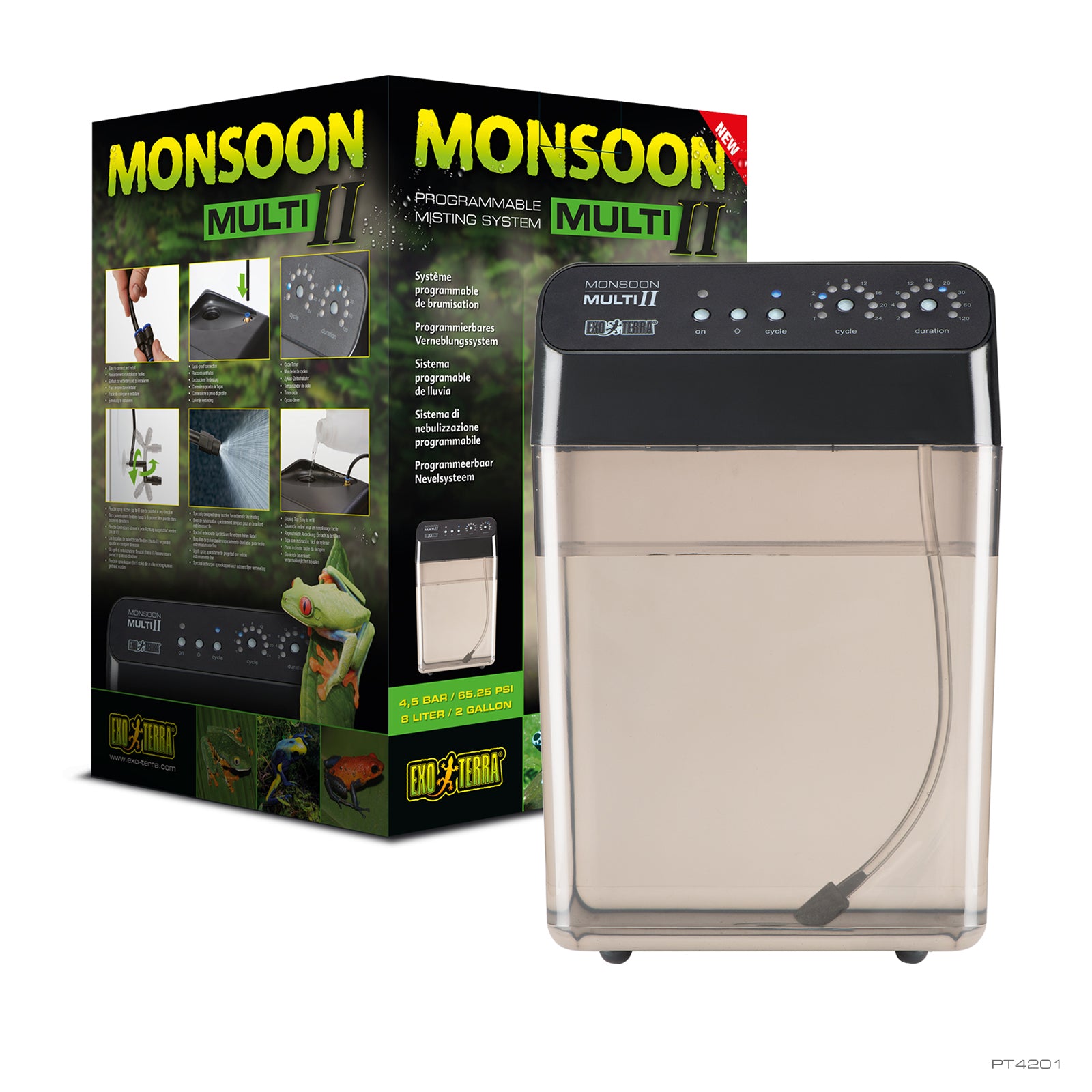 Sistema de lluvia programable Exo Terra Monsoon ll – Hagen España