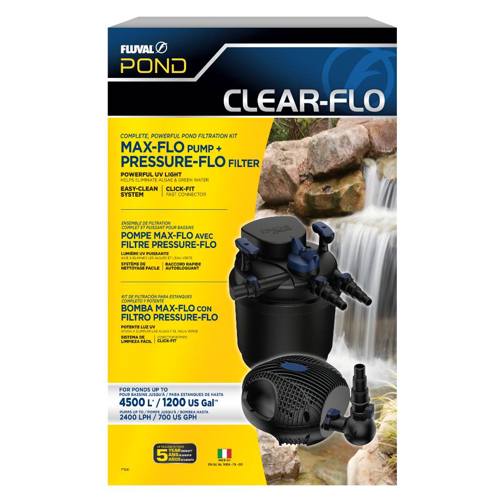 Kit Filtro y Bomba Clear-Flo UV Fluval Pond