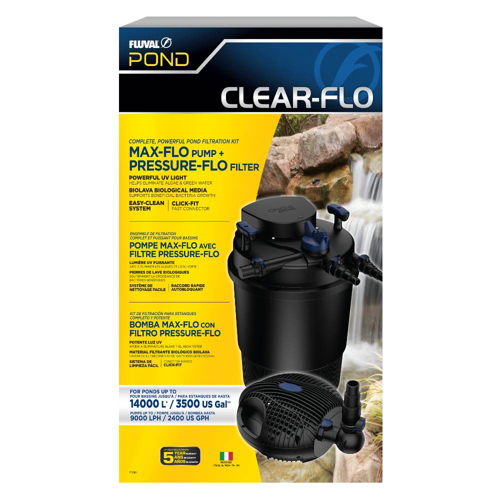 Kit Filtro y Bomba Clear-Flo UV Fluval Pond