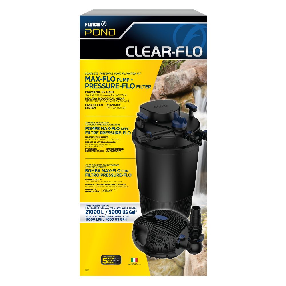 Kit Filtro y Bomba Clear-Flo UV Fluval Pond
