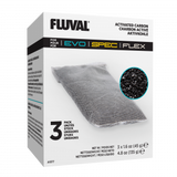 Carbón para acuarios Fluval Flex, Spec, Evo - Pack de 3