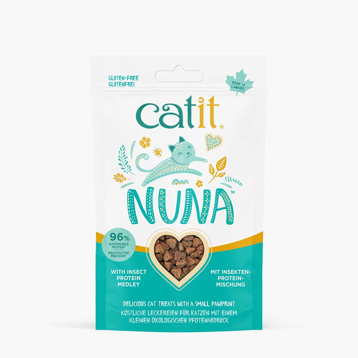 Snacks Catit Nuna – Snacks a Base de Proteína de Insecto para Gatos