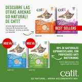 Arena Aglomerante Mix para Muchos Gatos Go Natural