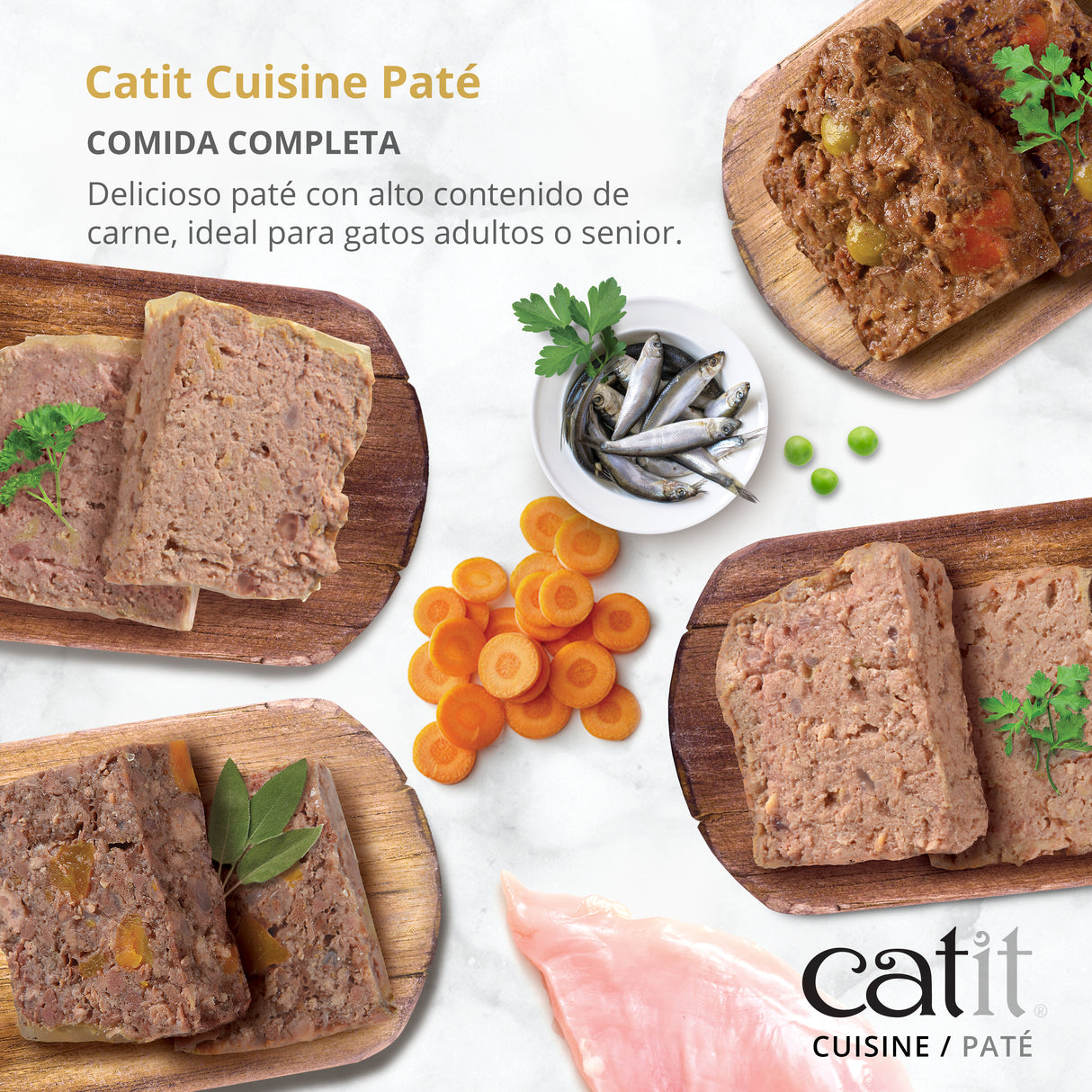 Paté para gatos Catit Cuisine