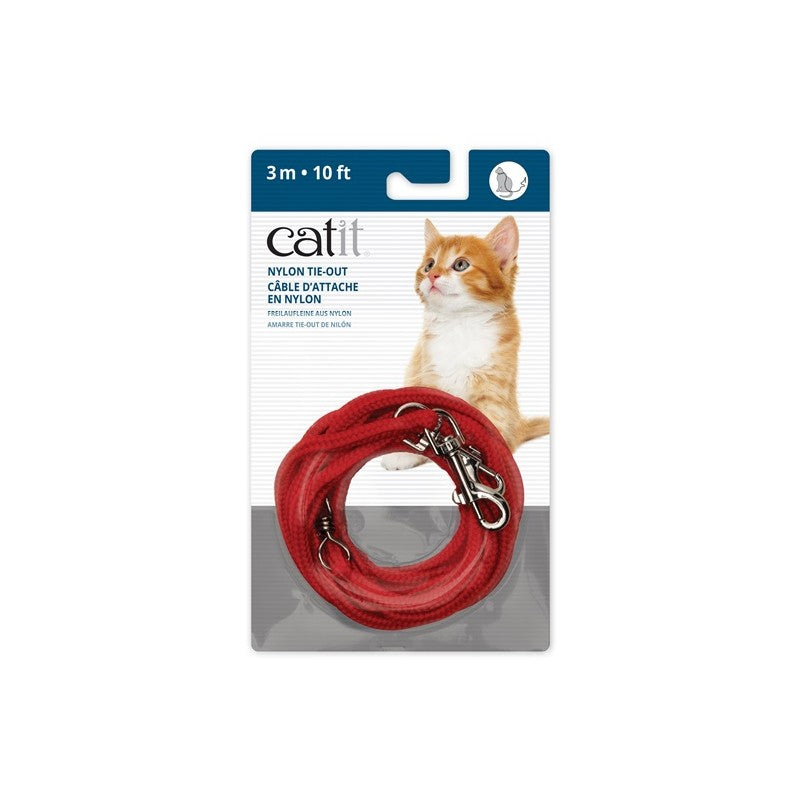 Cable de amarre anti enredos deNylon Tie-Out Catit