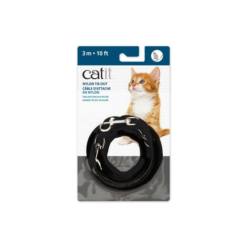 Cable de amarre anti enredos deNylon Tie-Out Catit