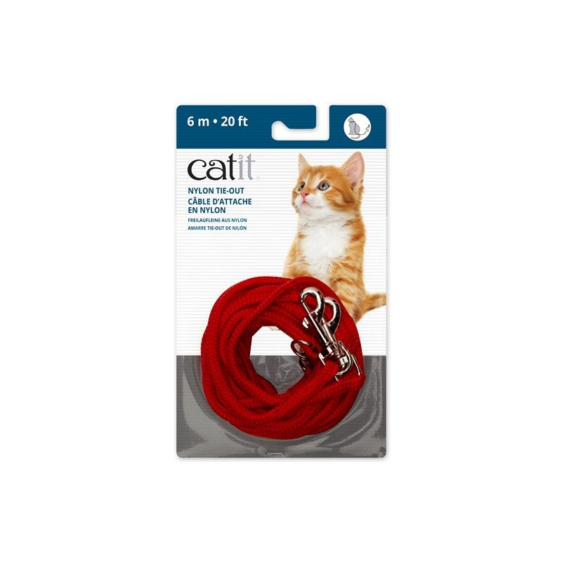 Cable de amarre anti enredos deNylon Tie-Out Catit